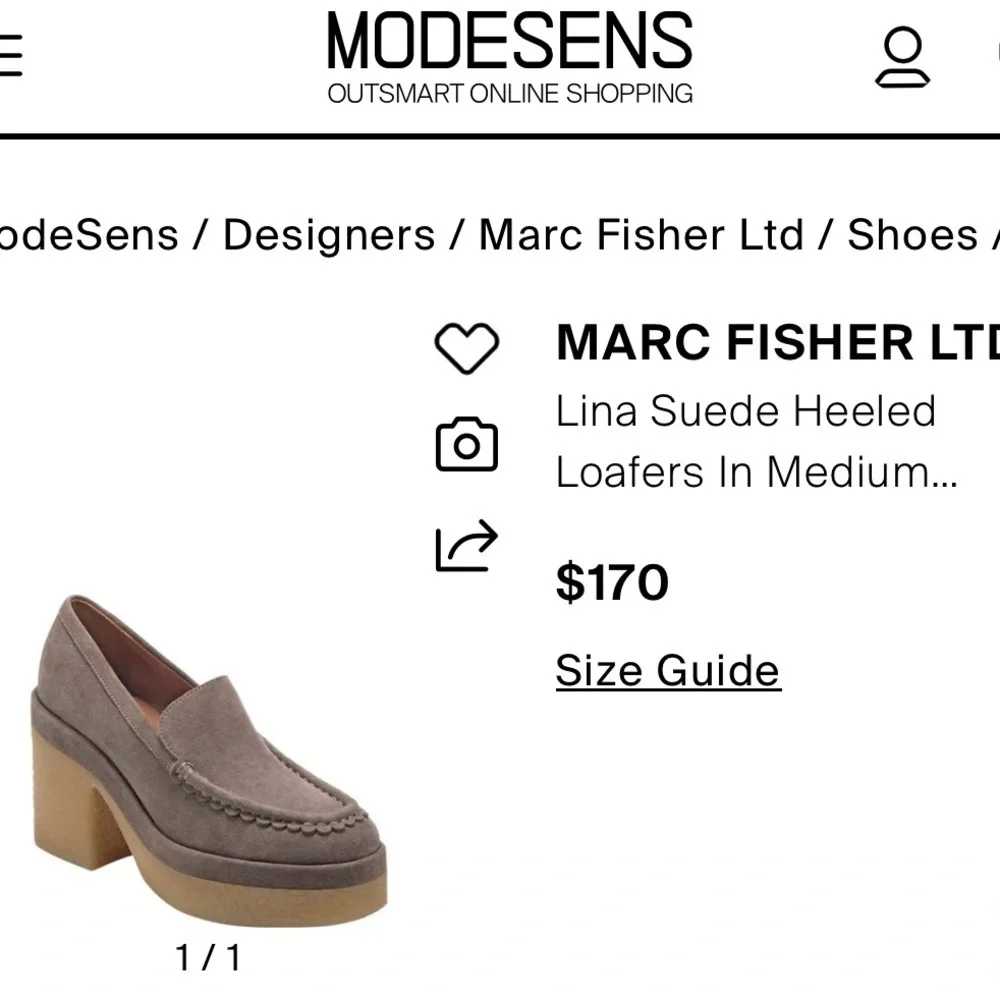 Marc Fisher Women's Suede Platform Loafers in Medium Natural